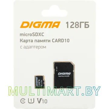 Карта памяти Digma microSDXC 128GB (DGFCA128A01)